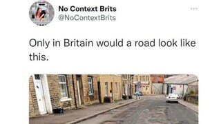 이런 도로는 오직 영국에서만 볼 수 있지