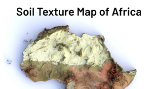 아프리카 토양 질감 지도