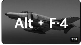 공군채널에 올라온 F-4 팬텀 퇴역 영상