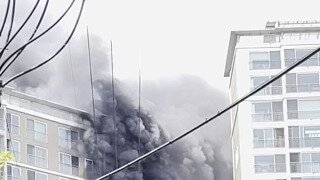 역삼동 아파트 화재 영상
