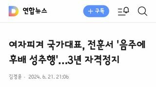 여자피겨 국가대표, 전훈서 '음주에 후배 성추행'…3년 자격정지