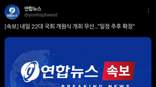 [속보] 내일 22대 국회 개원식 개최 무산…“일정 추후 확정”