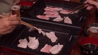 삼겹살 먹는 일본인들