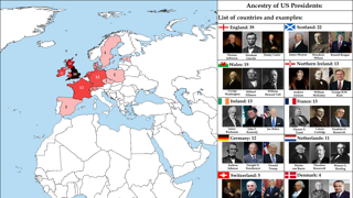 미국 대통령들의 조상은 어느 나라에서 왔는가?