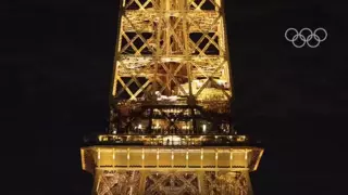 어제 올라온 파리 에펠탑 올림픽 오륜기