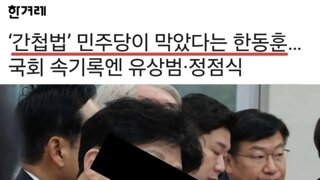 한뚜껑 간첩법 민주당이 안한것 진실은?