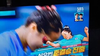 신유빈 준결승 진출!!