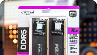 방열판이 달린 32기가 메모리추천  마이크론 Crucial DDR5-6000 CL36 PRO Overclocking 대원씨티에스