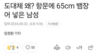 항문에 무슨짓을