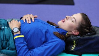 우크라이나 미녀 선수의 높이뛰기 금메달 경기