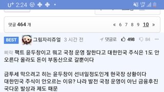 지금 코스피 떡락은 윤석열 탓이 아님