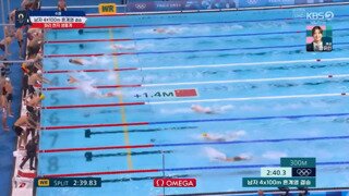 남자400m혼계영결승] 판잔러 마지막 100m역전장면