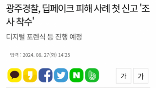 쟤 폰에 딥페이크 영상 있는 것 같아요'하면  경찰이 폰 뺐고 잡아가는 시대