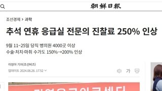 응급실 진찰료 250% 인상, 병.의원 4000곳 당직