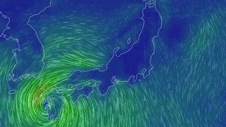 10호 태풍 산산이 시뮬레이션 근황