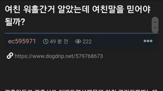 워홀간 여친이 와우만 했다는걸 이해못하는 사람