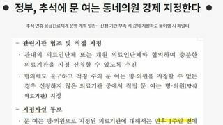 정부가 전국 동네 병원에 보낸 공문