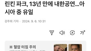 록 밴드 박린킨(구:린킨 파크), 13년 만에 내한공연