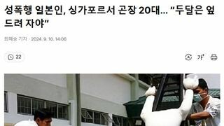 싱가포르에서 성폭행한 일본인