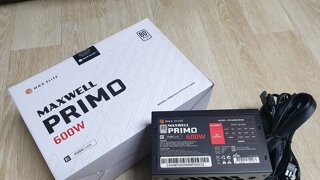 맥스엘리트 MAXWELL PRIMO 600W 80PLUS 스탠다드 플랫 파워서플라이