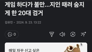 게임 하다가 불만...지인 때려 숨지게 한 20대 검거