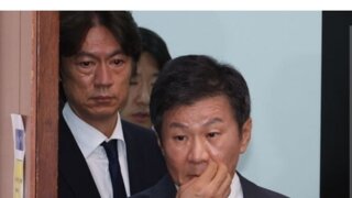 국회 출석한 정몽규 홍명보 박주호