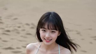 ㅇㅎ) 달려오는 AI 수영복 누나