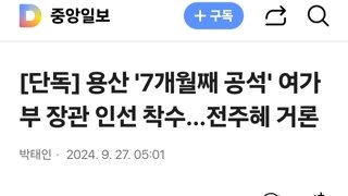 용산 '7개월째 공석' 여가부 장관 인선 착수…전주혜 거론