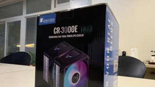 CPU 공랭쿨러 JONSBO CR-3000E RGB 블랙 가성비쿨러