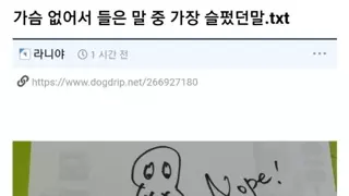 가슴 없어서 들은 말 중 가장 슬펐던 말.jpg