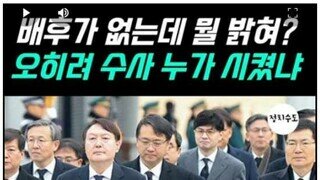 윤석열과 국민의힘이 대선개입여론조작이라며 수사하던 사건