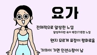 운동녀별 몸매 특징