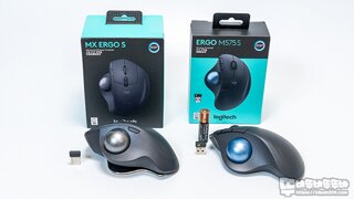 인체공학 디자인 트랙볼 마우스 로지텍 MX Ergo S & Ergo M575S