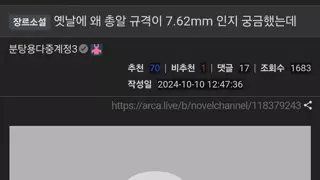 총알 규격이 7.62mm 인 이유