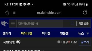 (펌)국민의힘 갤러리에 김건희카톡을 쓴다면?