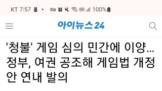 청불게임 심의 민간에 이양, 이르면 연내 발의