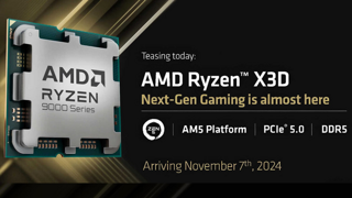 AMD: 9000X3D 11월 7일 출시, Ryzen 9000 시리즈 가격 인하