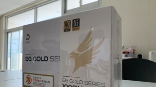 엔티스 EG 1000W 80PLUS GOLD 풀모듈러 ATX3.1 화이트