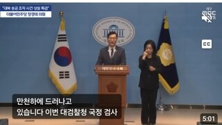 민주당 대북송금사건 상설특검발의