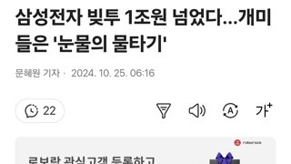 삼성전자 빚투 1조원 넘었다…개미들은 '눈물의 물타기'