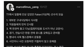 T1 법무팀 변호사가 본 페이커