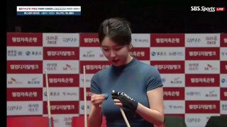 시타자 로 나선 당구 중계 여자 아나운서.mp4...