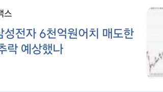 국민연금 올해상반기 삼전6000억어치 매도