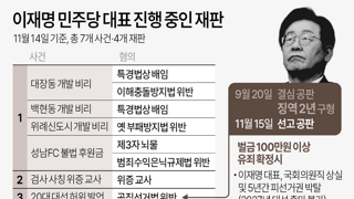 이재명대표 진행 중인 재판