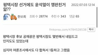 윤두창이 2022 지선에 개입한 정황이 보이는 유력한 곳(김태우, 포항시장x)