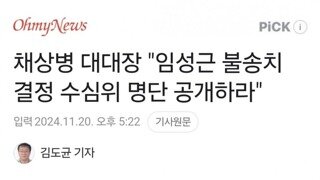 채상병 대대장 