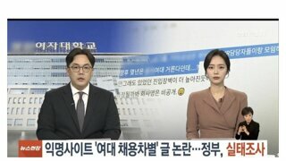 여대 채용차별 글 정주 실태 조사