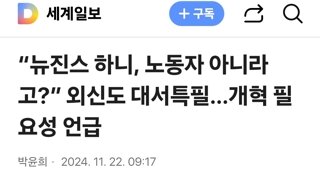 “뉴진스 하니, 노동자 아니라고?” 외신도 대서특필…개혁 필요성 언급