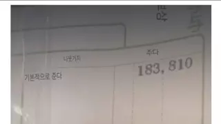 왜국의 식당 5년차 정규직 왜국인 급여명세서 공개