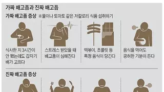 가짜 배고픔과 진짜 배고픔의 차이